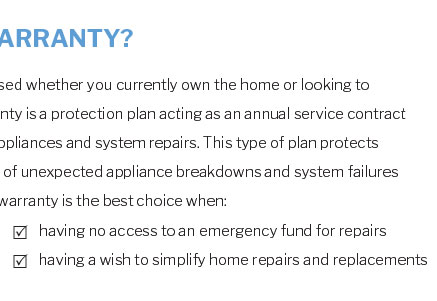 how do i know if i have a home warranty